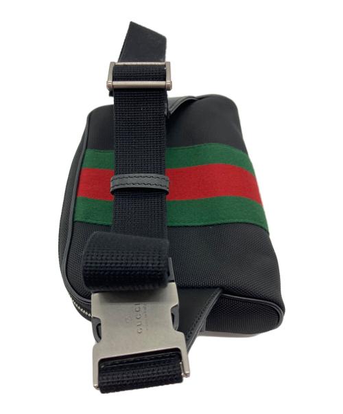 GUCCI（グッチ）GUCCI (グッチ) シェリーライン ブラック×グリーンの古着・服飾アイテム