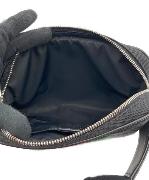 GUCCI（グッチ）GUCCI (グッチ) シェリーライン ブラック×グリーンの古着・服飾アイテム