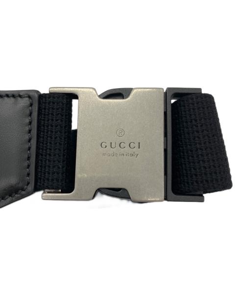 GUCCI（グッチ）GUCCI (グッチ) シェリーライン ブラック×グリーンの古着・服飾アイテム