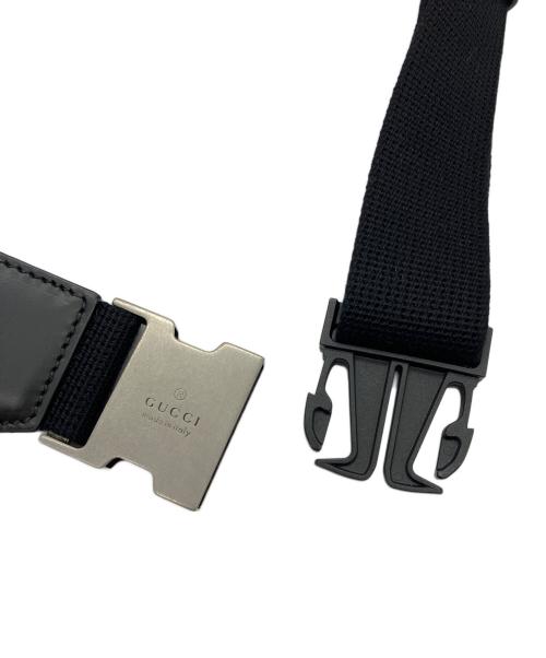 GUCCI（グッチ）GUCCI (グッチ) シェリーライン ブラック×グリーンの古着・服飾アイテム