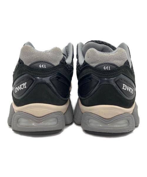 asics（アシックス）asics (アシックス) ENNOY (エンノイ) スニーカー GEL-NIMBUS ブラック×グレー サイズ:28cmの古着・服飾アイテム