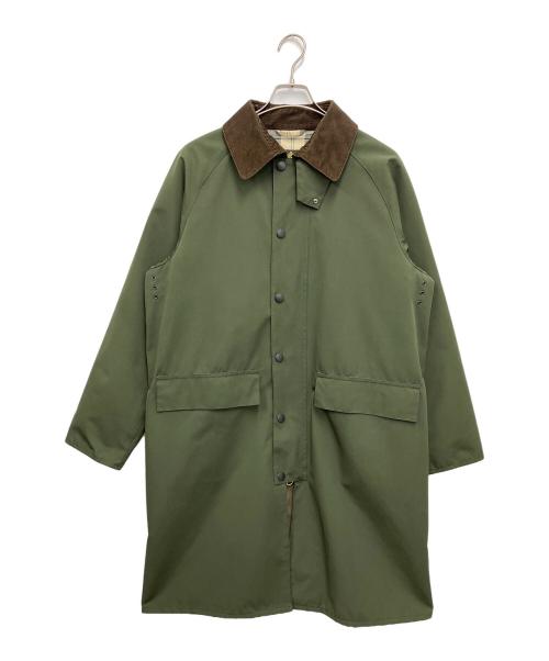 Barbour（バブアー）Barbour (バブアー) NEW BURGHLEY JACKET 2LAYER ブラウン×カーキ サイズ:40の古着・服飾アイテム