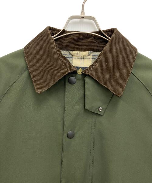 Barbour（バブアー）Barbour (バブアー) NEW BURGHLEY JACKET 2LAYER ブラウン×カーキ サイズ:40の古着・服飾アイテム