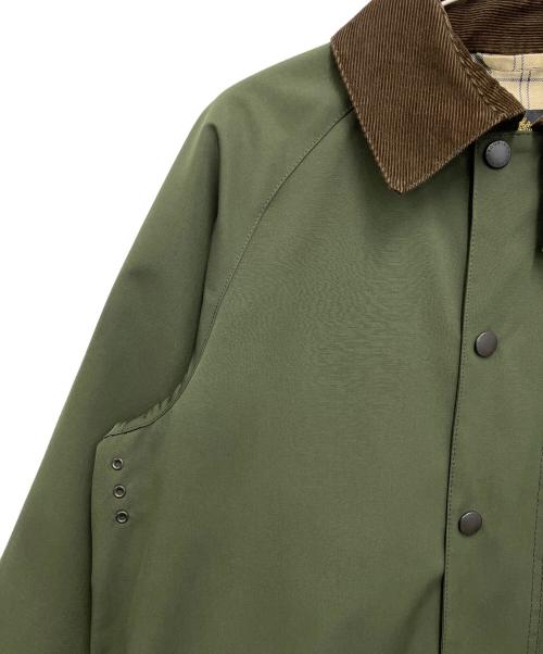 Barbour（バブアー）Barbour (バブアー) NEW BURGHLEY JACKET 2LAYER ブラウン×カーキ サイズ:40の古着・服飾アイテム