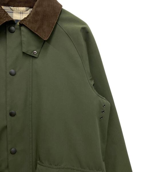 Barbour（バブアー）Barbour (バブアー) NEW BURGHLEY JACKET 2LAYER ブラウン×カーキ サイズ:40の古着・服飾アイテム