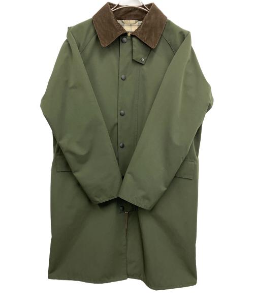 Barbour（バブアー）Barbour (バブアー) NEW BURGHLEY JACKET 2LAYER ブラウン×カーキ サイズ:40の古着・服飾アイテム
