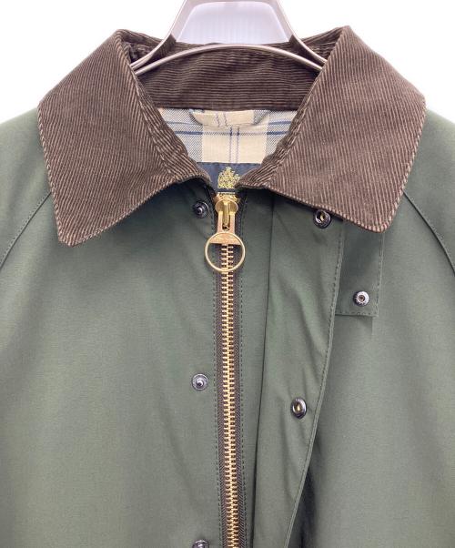 Barbour（バブアー）Barbour (バブアー) NEW BURGHLEY JACKET 2LAYER ブラウン×カーキ サイズ:40の古着・服飾アイテム