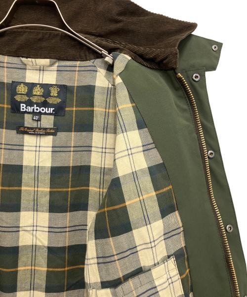 Barbour（バブアー）Barbour (バブアー) NEW BURGHLEY JACKET 2LAYER ブラウン×カーキ サイズ:40の古着・服飾アイテム