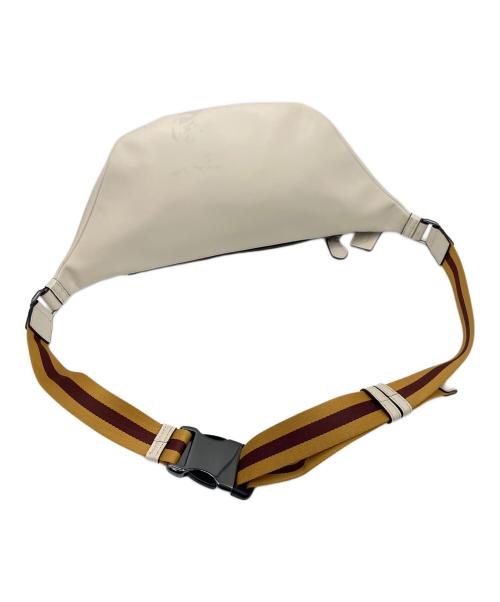 COACH（コーチ）COACH (コーチ) ワーレンベルトバッグ シグネチャーキャンバス ウィズヴァーシティモチーフ ブラウン×ベージュの古着・服飾アイテム