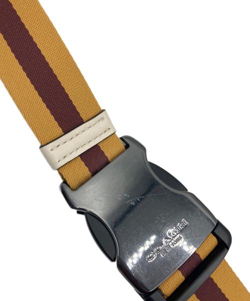 COACH（コーチ）COACH (コーチ) ワーレンベルトバッグ シグネチャーキャンバス ウィズヴァーシティモチーフ ブラウン×ベージュの古着・服飾アイテム
