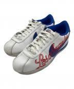 NIKEナイキ）の古着「Cortez Basic Leather Los Angeles Dodgers」｜ブルー×ホワイト