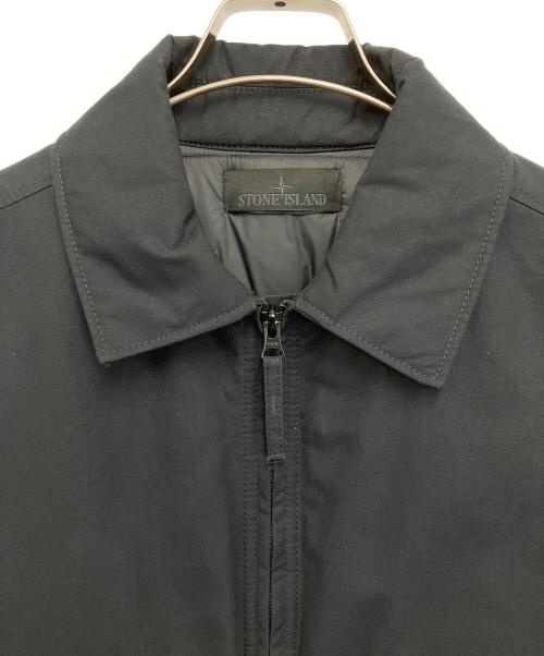 STONE ISLAND（ストーンアイランド）STONE ISLAND (ストーンアイランド) WEATHERPROOF COTTON CANVAS JACKET Ghost ブラック サイズ:Sの古着・服飾アイテム