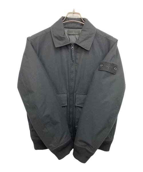 STONE ISLAND（ストーンアイランド）STONE ISLAND (ストーンアイランド) WEATHERPROOF COTTON CANVAS JACKET Ghost ブラック サイズ:Sの古着・服飾アイテム