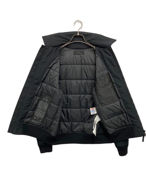 STONE ISLAND（ストーンアイランド）STONE ISLAND (ストーンアイランド) WEATHERPROOF COTTON CANVAS JACKET Ghost ブラック サイズ:Sの古着・服飾アイテム