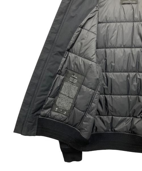 STONE ISLAND（ストーンアイランド）STONE ISLAND (ストーンアイランド) WEATHERPROOF COTTON CANVAS JACKET Ghost ブラック サイズ:Sの古着・服飾アイテム