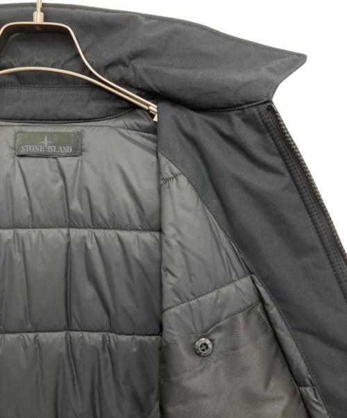 STONE ISLAND（ストーンアイランド）STONE ISLAND (ストーンアイランド) WEATHERPROOF COTTON CANVAS JACKET Ghost ブラック サイズ:Sの古着・服飾アイテム