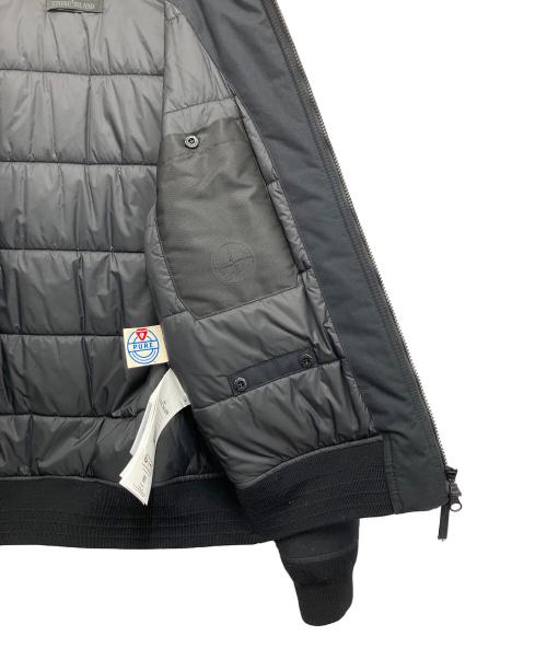 STONE ISLAND（ストーンアイランド）STONE ISLAND (ストーンアイランド) WEATHERPROOF COTTON CANVAS JACKET Ghost ブラック サイズ:Sの古着・服飾アイテム