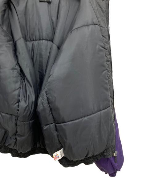 adidas（アディダス）adidas (アディダス) 中綿ジャケット ブラック×パープル サイズ:Lの古着・服飾アイテム