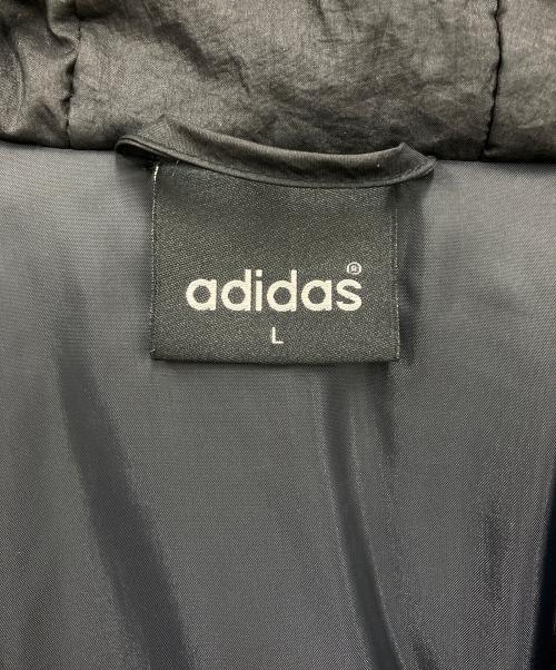 adidas（アディダス）adidas (アディダス) 中綿ジャケット ブラック×パープル サイズ:Lの古着・服飾アイテム