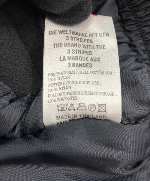 adidas（アディダス）adidas (アディダス) 中綿ジャケット ブラック×パープル サイズ:Lの古着・服飾アイテム