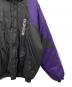 中古・古着 adidas (アディダス) 中綿ジャケット ブラック×パープル サイズ:L：6000円