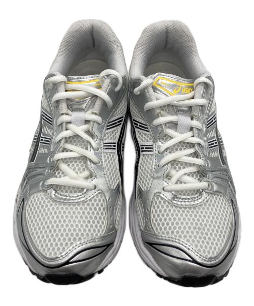asics（アシックス）asics (アシックス) GEL-KAYANO14 ホワイト×シルバー サイズ:26cmの古着・服飾アイテム