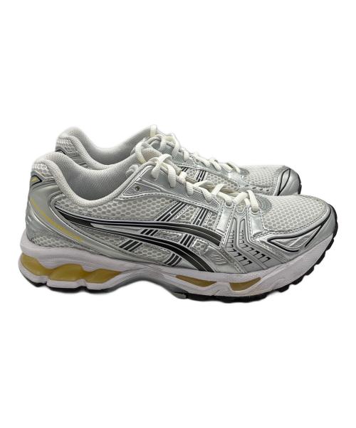 asics（アシックス）asics (アシックス) GEL-KAYANO14 ホワイト×シルバー サイズ:26cmの古着・服飾アイテム
