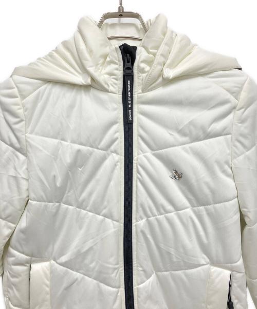 8YARDS（ハチヤーズ）8YARDS (ハチヤーズ) 中綿ジャケット ホワイト×ブラック サイズ:Mの古着・服飾アイテム