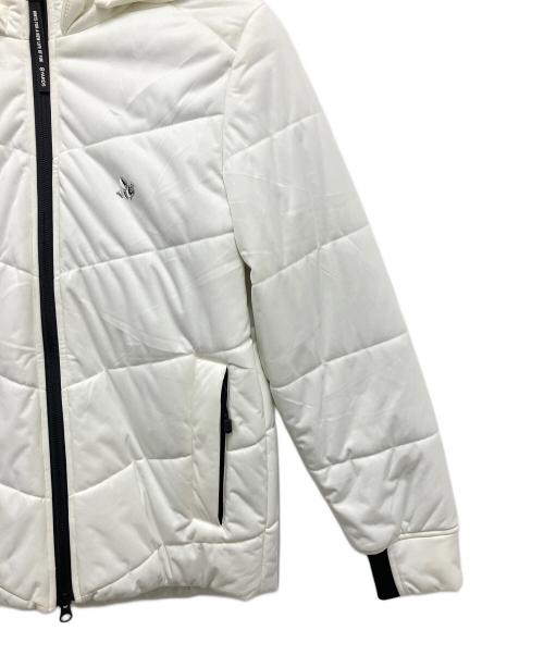 8YARDS（ハチヤーズ）8YARDS (ハチヤーズ) 中綿ジャケット ホワイト×ブラック サイズ:Mの古着・服飾アイテム