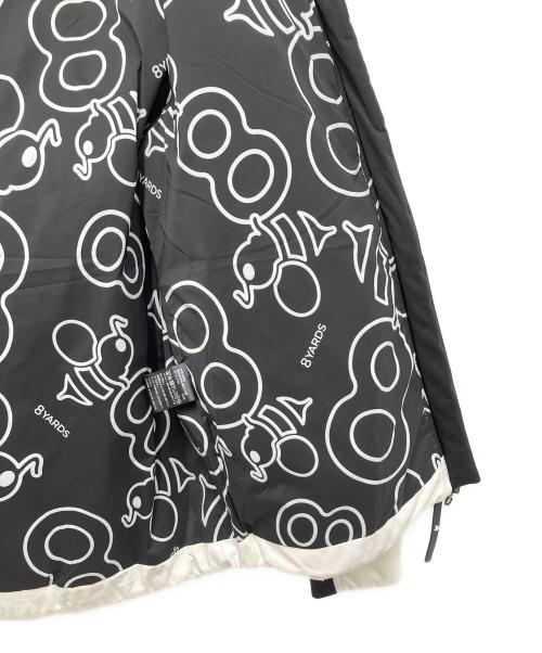 8YARDS（ハチヤーズ）8YARDS (ハチヤーズ) 中綿ジャケット ホワイト×ブラック サイズ:Mの古着・服飾アイテム