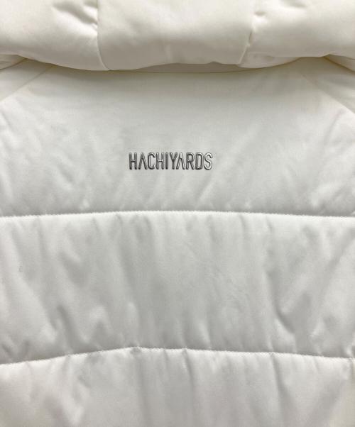 8YARDS（ハチヤーズ）8YARDS (ハチヤーズ) 中綿ジャケット ホワイト×ブラック サイズ:Mの古着・服飾アイテム