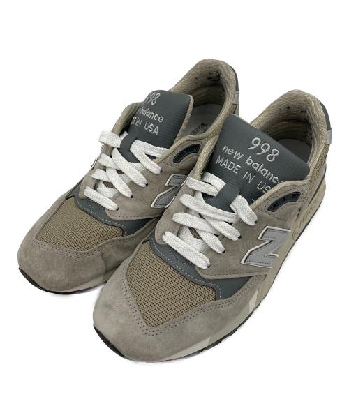 NEW BALANCE（ニューバランス）NEW BALANCE (ニューバランス) スニーカー グレー×ホワイト サイズ:26cmの古着・服飾アイテム