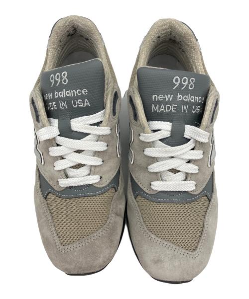 NEW BALANCE（ニューバランス）NEW BALANCE (ニューバランス) スニーカー グレー×ホワイト サイズ:26cmの古着・服飾アイテム