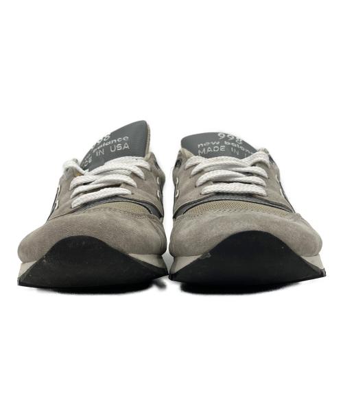 NEW BALANCE（ニューバランス）NEW BALANCE (ニューバランス) スニーカー グレー×ホワイト サイズ:26cmの古着・服飾アイテム
