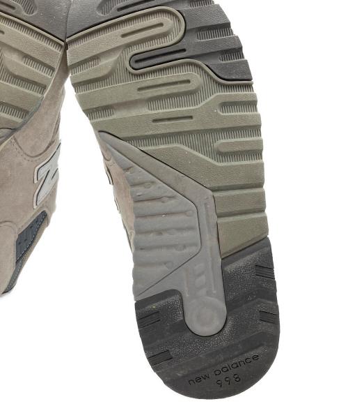 NEW BALANCE（ニューバランス）NEW BALANCE (ニューバランス) スニーカー グレー×ホワイト サイズ:26cmの古着・服飾アイテム