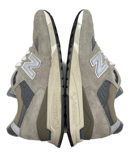NEW BALANCE（ニューバランス）NEW BALANCE (ニューバランス) スニーカー グレー×ホワイト サイズ:26cmの古着・服飾アイテム