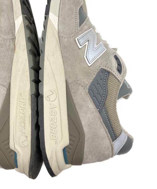 NEW BALANCE（ニューバランス）NEW BALANCE (ニューバランス) スニーカー グレー×ホワイト サイズ:26cmの古着・服飾アイテム