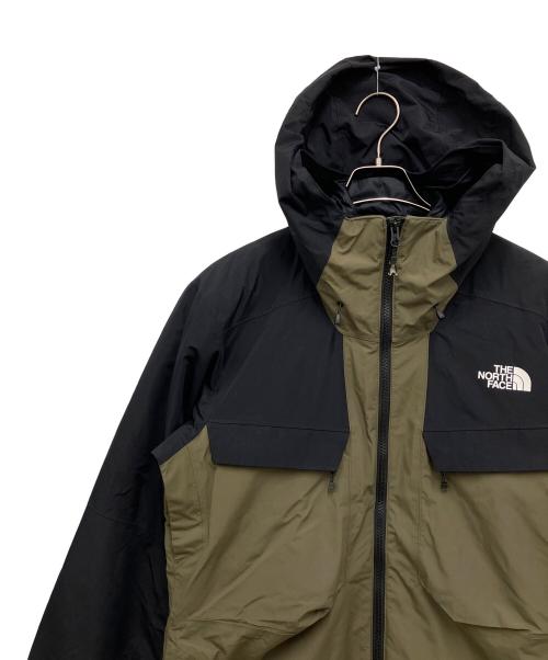 THE NORTH FACE（ザ ノース フェイス）THE NORTH FACE (ザ ノース フェイス) Fourbarrel Triclimate Jacket カーキ×ブラック サイズ:Mの古着・服飾アイテム