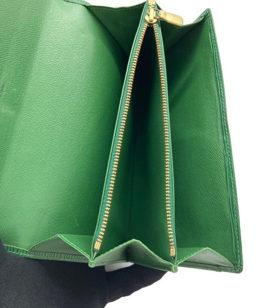 LOUIS VUITTON（ルイ ヴィトン）LOUIS VUITTON (ルイ ヴィトン) エピ ポシェット・ポルトモネ・クレディ グリーンの古着・服飾アイテム