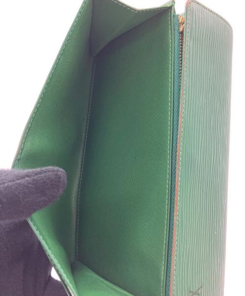 LOUIS VUITTON（ルイ ヴィトン）LOUIS VUITTON (ルイ ヴィトン) エピ ポシェット・ポルトモネ・クレディ グリーンの古着・服飾アイテム