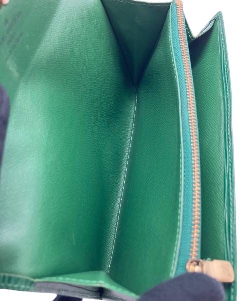 LOUIS VUITTON（ルイ ヴィトン）LOUIS VUITTON (ルイ ヴィトン) エピ ポシェット・ポルトモネ・クレディ グリーンの古着・服飾アイテム