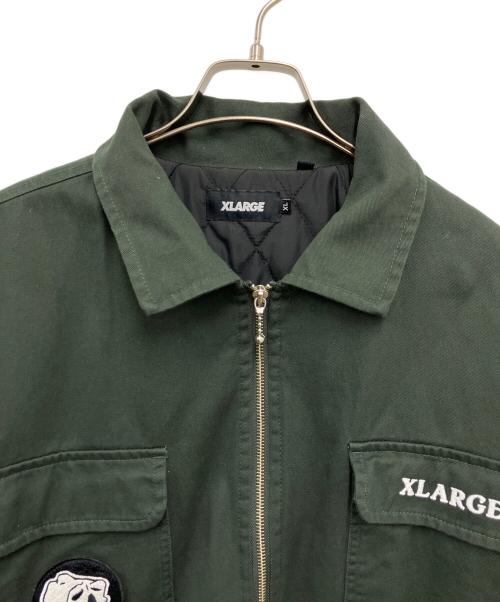 X-LARGE（エクストララージ）X-LARGE (エクストララージ) フルジップジャケット グリーン サイズ:XLの古着・服飾アイテム
