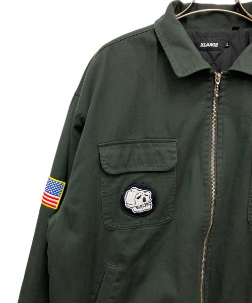 X-LARGE（エクストララージ）X-LARGE (エクストララージ) フルジップジャケット グリーン サイズ:XLの古着・服飾アイテム