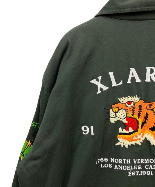 X-LARGE（エクストララージ）X-LARGE (エクストララージ) フルジップジャケット グリーン サイズ:XLの古着・服飾アイテム