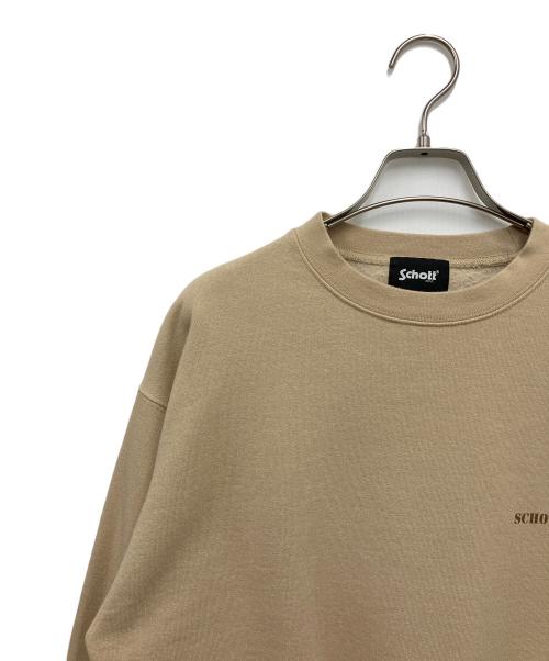 Schott（ショット）Schott (ショット) EC CREW SWEAT ベージュ サイズ:Mの古着・服飾アイテム