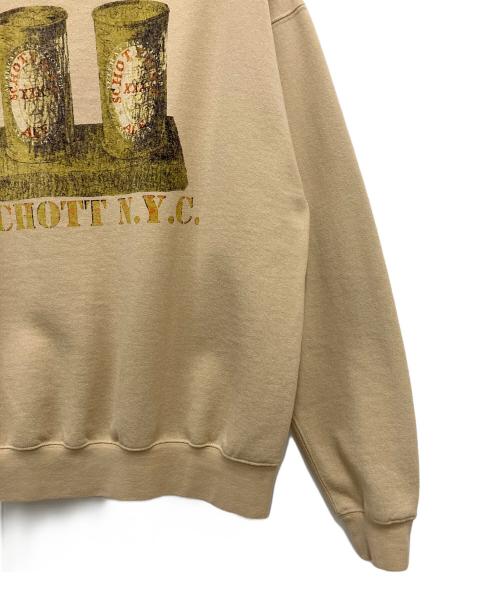 Schott（ショット）Schott (ショット) EC CREW SWEAT ベージュ サイズ:Mの古着・服飾アイテム