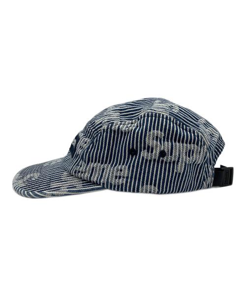 SUPREME（シュプリーム）SUPREME (シュプリーム) Denim Camp Cap(デニムキャンプキャップ) 2024SS インディゴ×ホワイトの古着・服飾アイテム