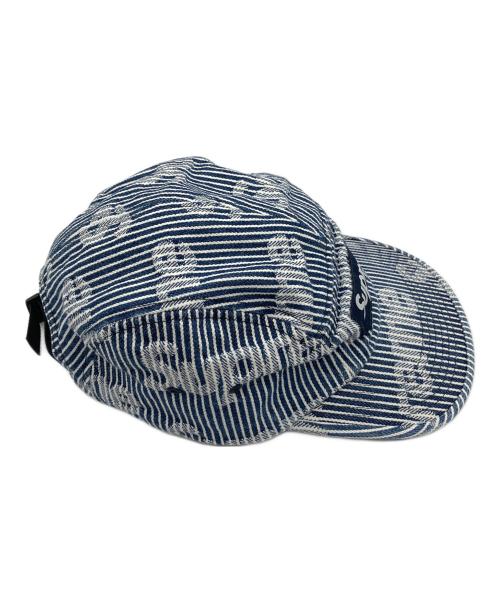 SUPREME（シュプリーム）SUPREME (シュプリーム) Denim Camp Cap(デニムキャンプキャップ) 2024SS インディゴ×ホワイトの古着・服飾アイテム