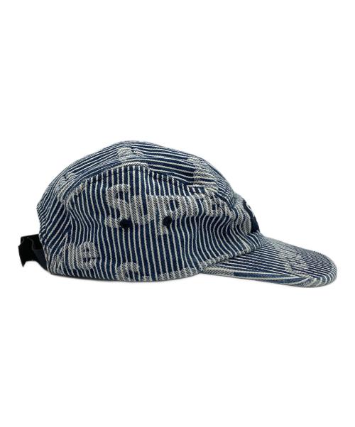 SUPREME（シュプリーム）SUPREME (シュプリーム) Denim Camp Cap(デニムキャンプキャップ) 2024SS インディゴ×ホワイトの古着・服飾アイテム