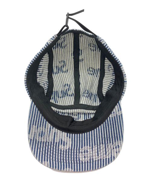 SUPREME（シュプリーム）SUPREME (シュプリーム) Denim Camp Cap(デニムキャンプキャップ) 2024SS インディゴ×ホワイトの古着・服飾アイテム
